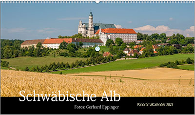 Schwäbische Alb 2022, Panorama-Kalender 2022, Gerhard Eppinger