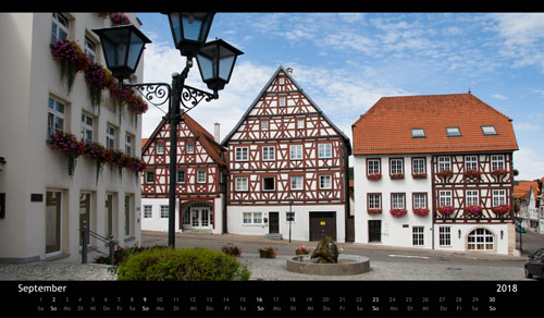 Panorama-Kalender Schwaebische Alb 2018
